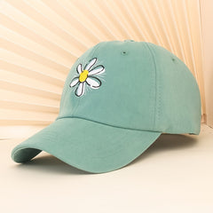 Flower Print Baseball Cap Sun Visor Hat Unisex Sports Hats