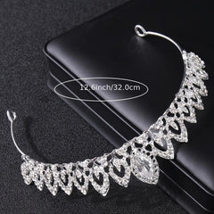 Rhinestone Crown Hairband Headband Party Princess Tiara Wedding