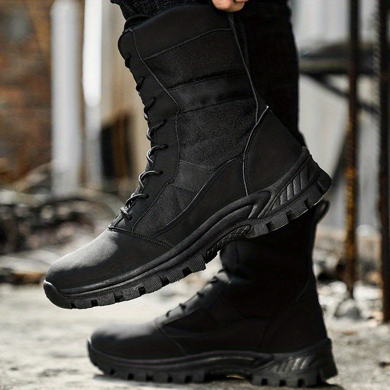 Boy's High Top Military Style Hiking Boots