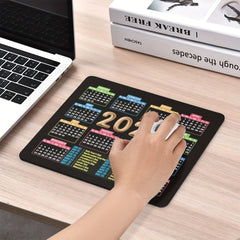 Women's Calendar Mouse Pad Non-slip Rubber Mouse Mat for Office Computers