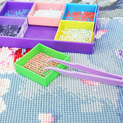 4pcs Diamond Painting Tweezers Set Anti Static