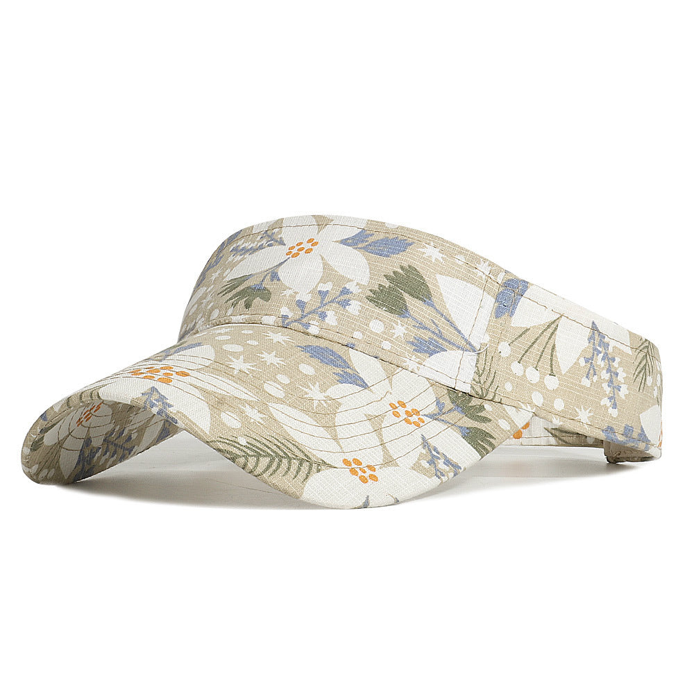 Spring Summer Printed Outdoor Sports Sunshade Baseball Cap