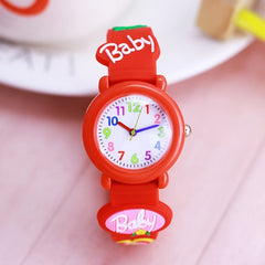 Girls Waterproof Cartoon Wrist Watch Silicone Band, Holiday Gift