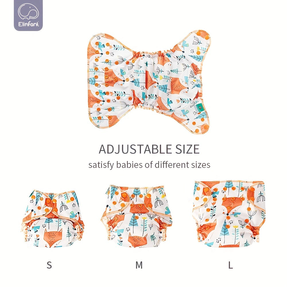 Eco Friendly Reusable Baby Cloth Diaper Waterproof Bamboo Washable Nappy