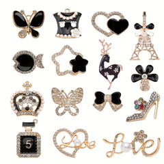 15Pcs Shoe Charms For Clogs Sandals Decoration Charms For Kids Girls Women