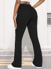 High Rise Bell Bottom Jeans Women's Denim