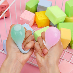 Smooth Small Block Squeezing Toys Slow Rebound Toys