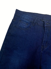Men's Distressed High Stretch Denim Pants