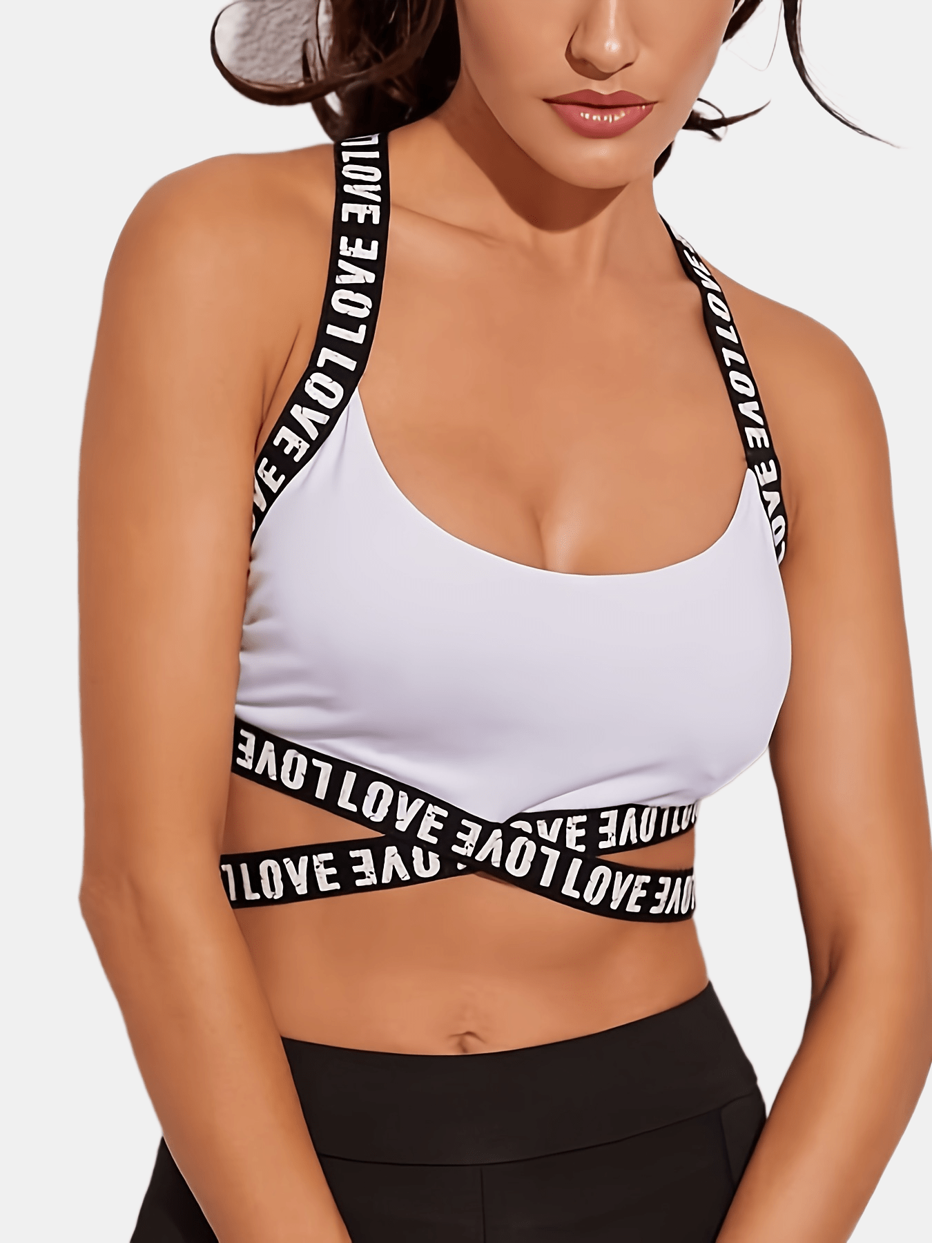 Push Up Sports Bra for Running Fitness Yoga Tank Top