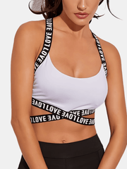 Push Up Sports Bra for Running Fitness Yoga Tank Top