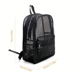 Large Capacity Mesh Backpack for Hiking and Camping