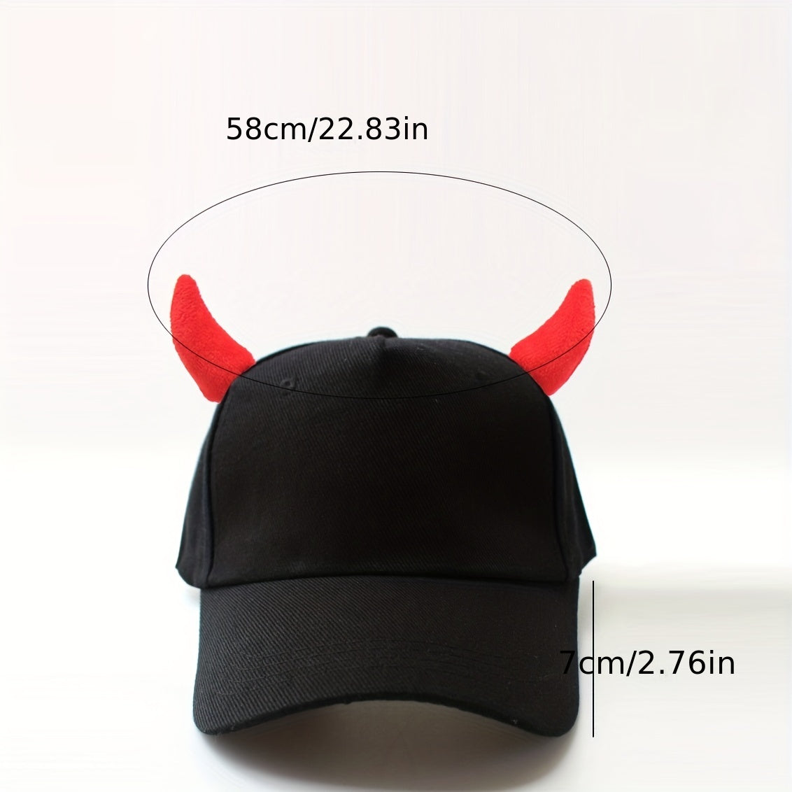 Men's Horned Demon Baseball Cap