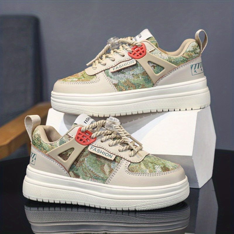 Men's Casual Sneakers Comfy Walking Skate Shoes Spring And Summer