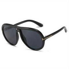 Round Frame Aviator Sunglasses UV400 Gradient Lens Glasses