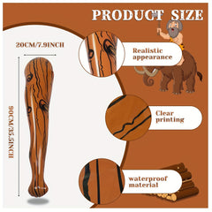 2pcs Inflatable Baseball Bat Wooden Sticks Man Cave Accessories