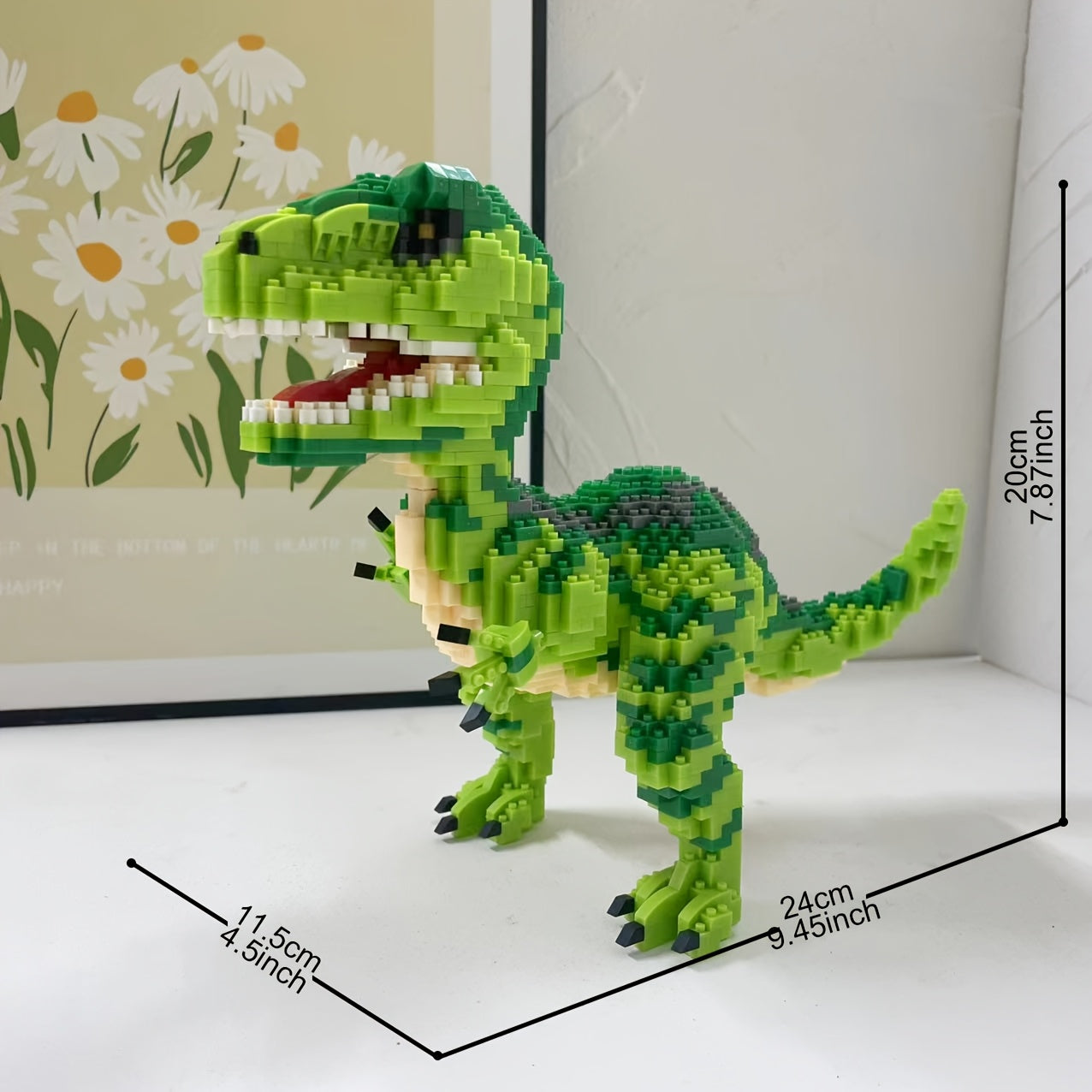 1599pcs Dinosaur Building Blocks 3D Puzzle for Relaxation and Development