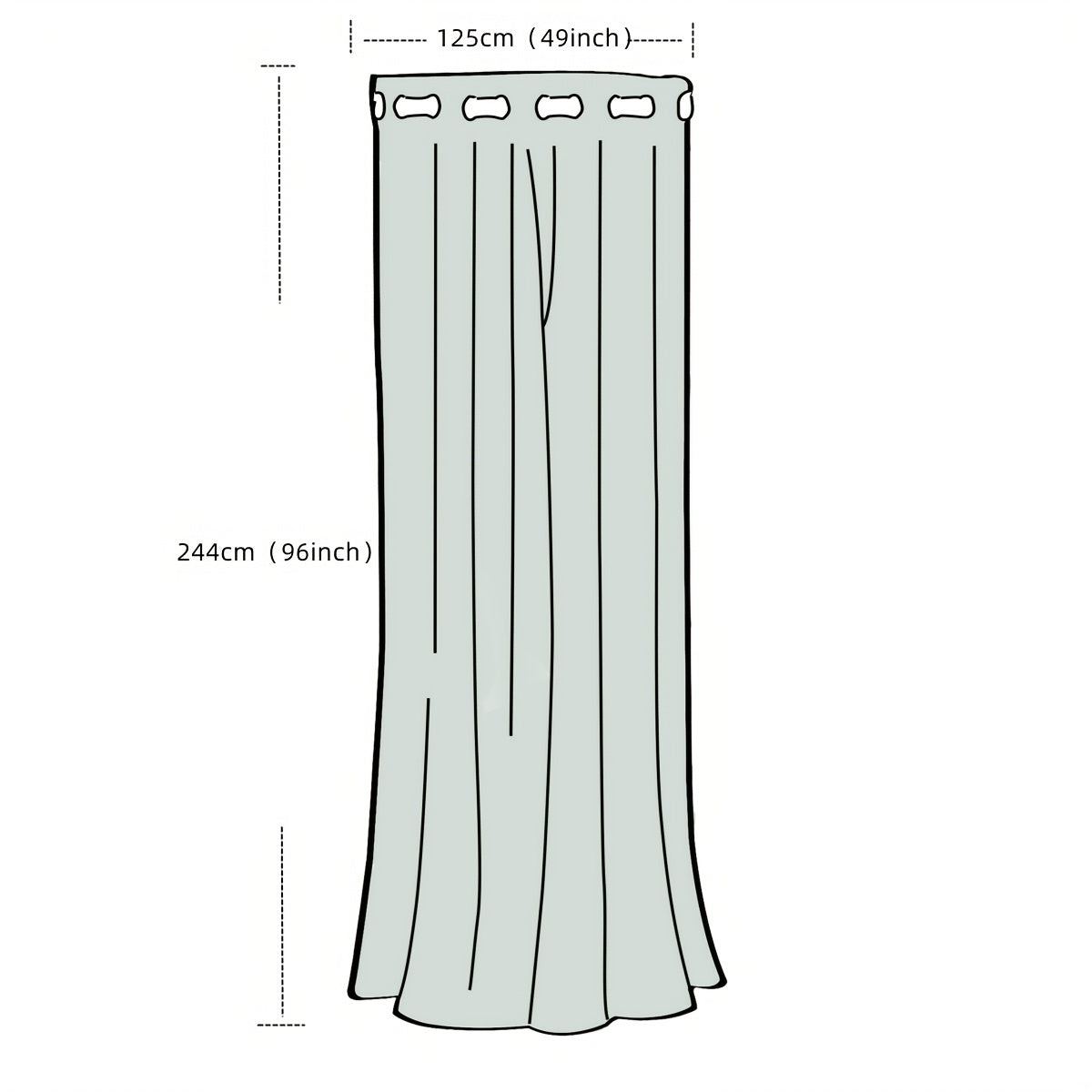 Privacy Blackout Room Divider Curtain for Home Decor