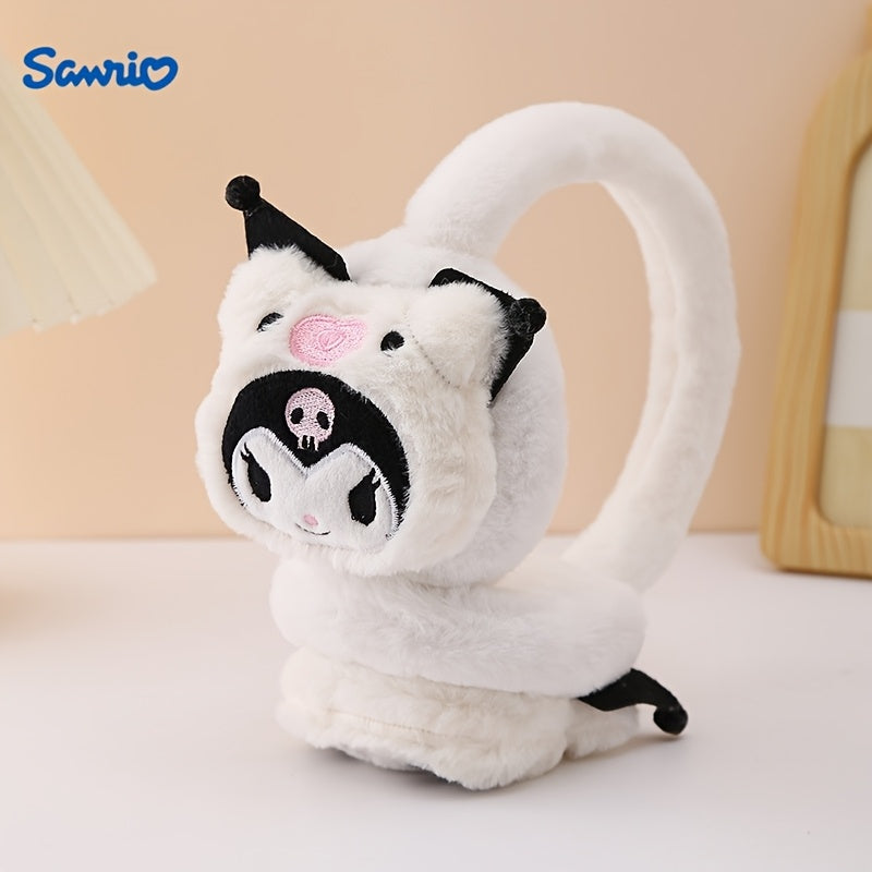 Kuromi Winter Earmuff Soft Ear Warmer Cartoon Stylish Outdoor Ear Cover