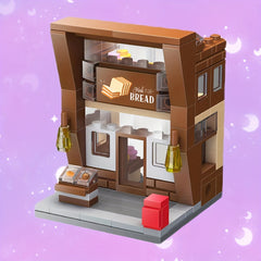 Mini Bricks Bread Shop Building Blocks Set