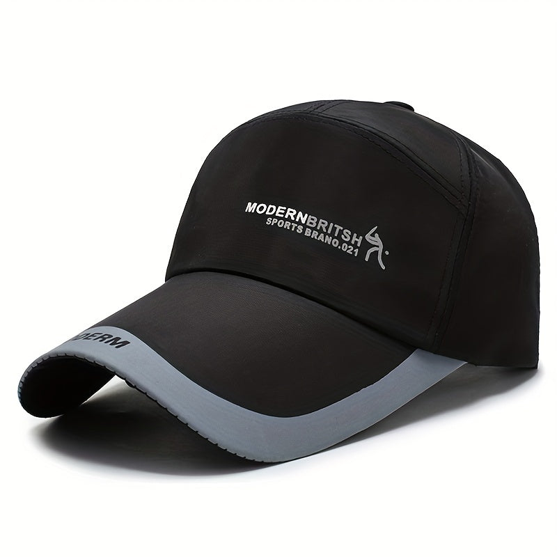 Men's Summer Baseball Cap Breathable Sun Visor for Outdoor Sports
