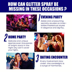 Brightening Glitter Spray for Clavicle Highlighting