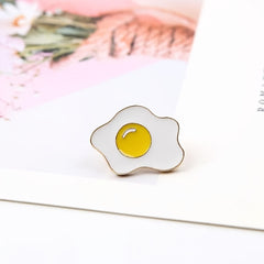 Egg Alloy Metal Pin Buckle Mini Decorative Accessory For Clothes