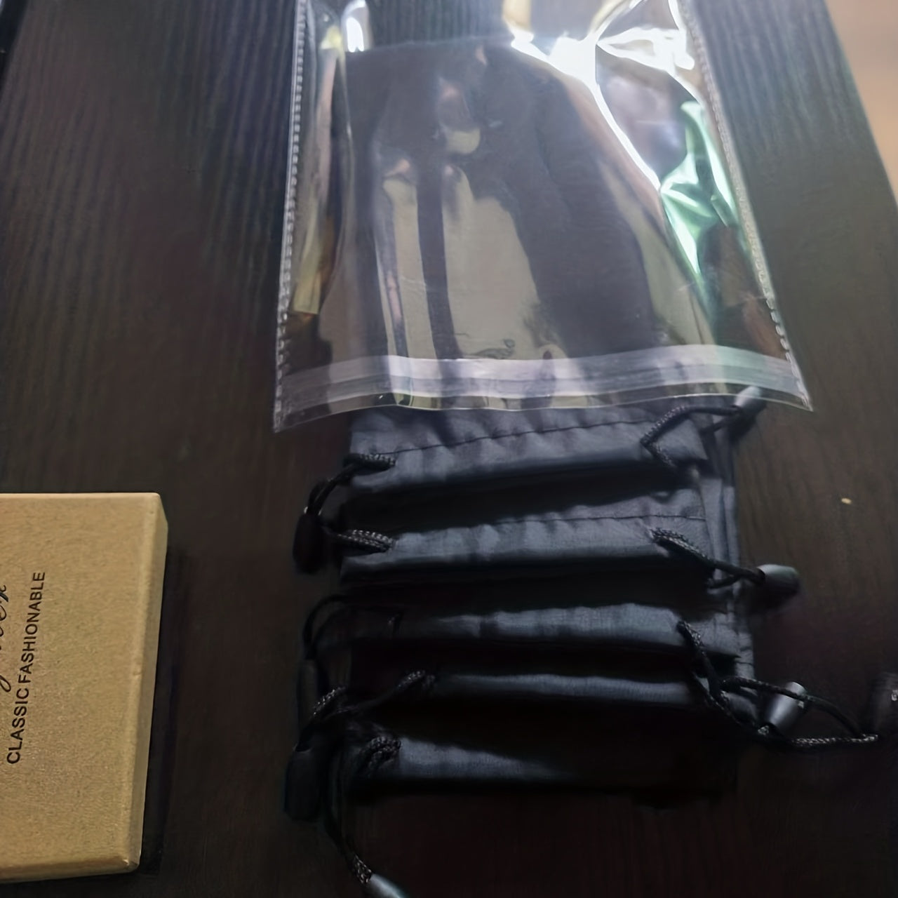 Portable Glasses Cloth Bag Sunglasses Storage Bag
