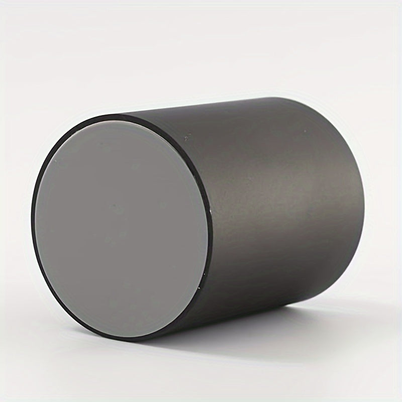 Aluminum Alloy Round Pen Holder Desktop Storage Business Office Metal Cosmetics