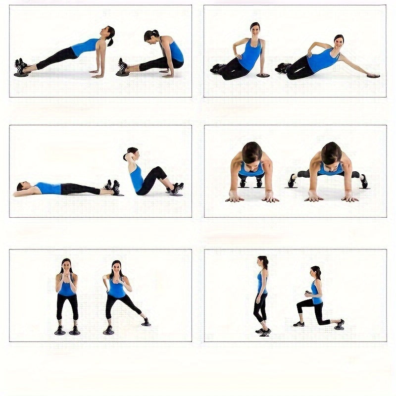 Yoga Sliding Discs Fitness Abdominal Core Training Pads