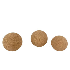 3pcs Cork Yoga Massage Ball for Muscle Relaxation