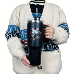 40oz Stainless Steel Water Bottle Insulated Tumbler Cup Portable Handle