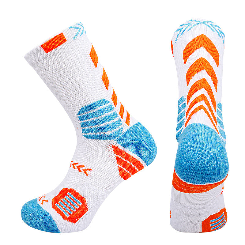 Men's Compression Athletic Crew Socks for Running Hiking Football Basketball