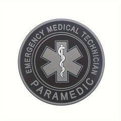 Paramedic EMT Morale Patch PVC Hook & Loop