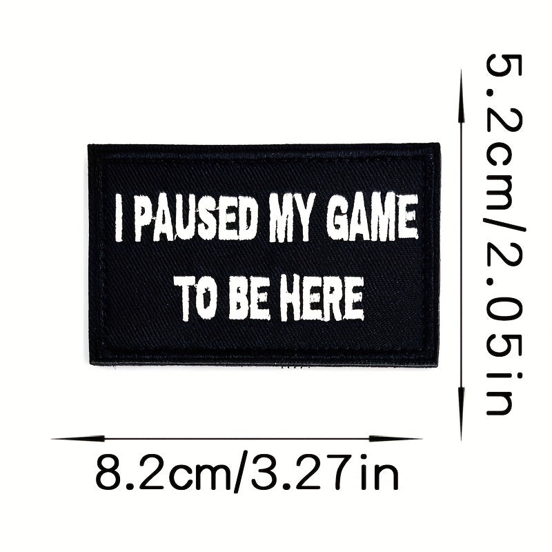 15pcs Embroidery Patches Applique Morale Patches for Vest Hat Jacket