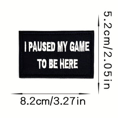 15pcs Embroidery Patches Applique Morale Patches for Vest Hat Jacket