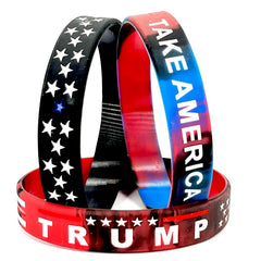 5 Pcs Sport Style Silicone Bracelet For Party