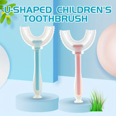 Kids Food Soft Silicone U-shaped Toothbrush