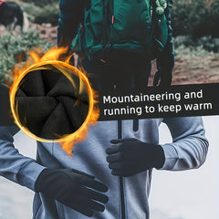 1 pair Warm Touch Screen Gloves Outdoor Cycling Driving Gloves