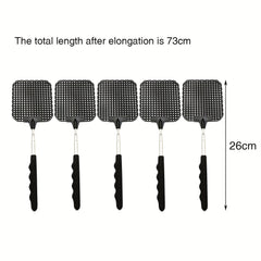 5 Packs Stainless Steel Retractable Fly Swatter