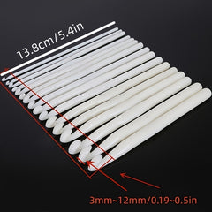 Plastic Crochet Hooks Set Weaving Tools Wool Sweater Needles