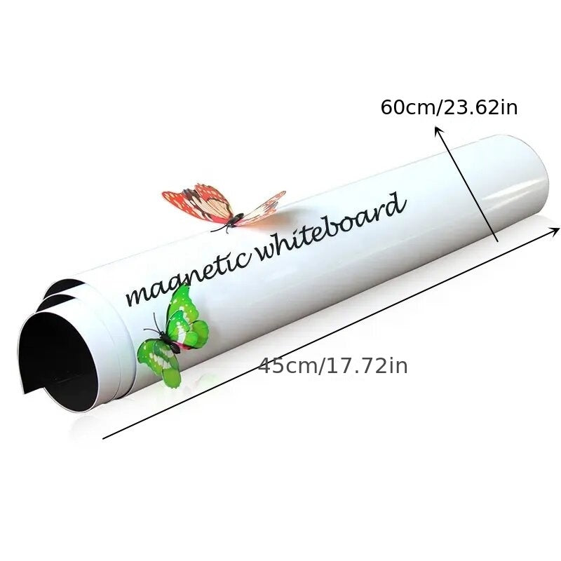 Magnetic Whiteboard Soft Whiteboard Wall Sticker 45 17 7 23 6in