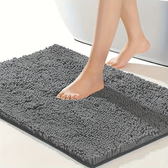 Chenille Bathroom Non-slip Rug for Kitchen Doorway Bedroom Bathroom Mat