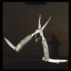 Camouflage Fishing Pliers Set Multifunctional Fish Extractor Tackle