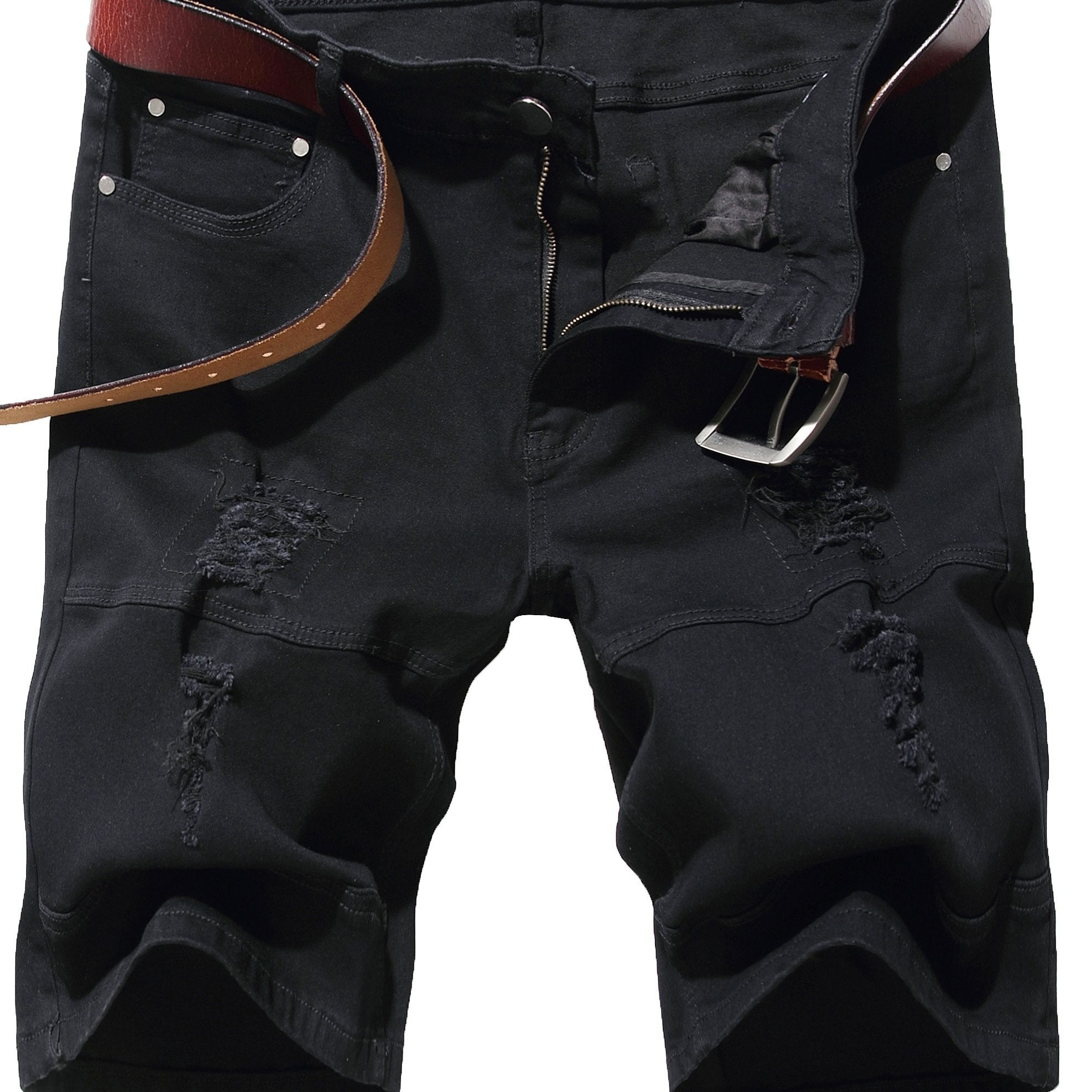 Men's Street Style Denim Shorts for Summer