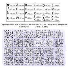 26 Alphabet Beads in a Box Craft Your Own Message