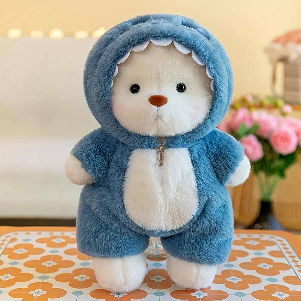 11.81in Teddy Bear Stuffed Animal Dolls - Changeable Suit Clothes