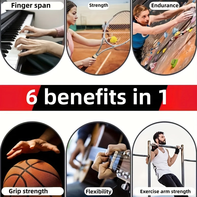 Grip Strength Trainer Kit - Finger, Wrist, and Hand Grip Exercise Set