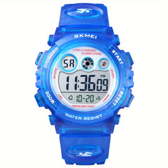Kids Digital Sports Watch Led Waterproof Wristwatch