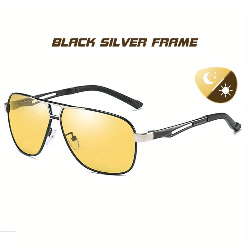 Magnesium Photochromic Night Vision Glasses Polarized Sunglasses