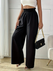 Wide Leg Pants High Waist Long Length